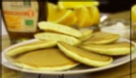 Recipe photo: Orange pancakes with kefir