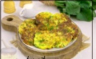 Recipe photo: Potato pancakes with spinach and dill