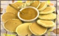 Recipe photo: Lemon pancakes with chia seeds and milk