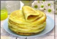 Photos for the recipe: Thick pancakes with milk