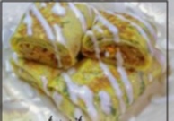 Recipe photo: Pancakes stuffed with minced meat and celery